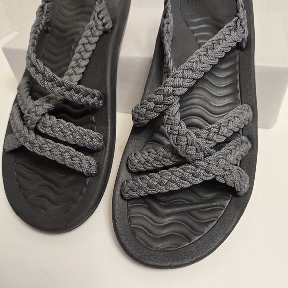 MEGNYA Comfort Sandals Planter Fasciitis Walking Arch Heel Support 11 / 42 Gray - Picture 6 of 13